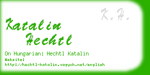 katalin hechtl business card